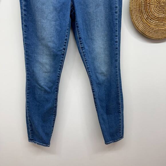 GAP Blue High Rise High Waist Curvy True Skinny Leg Jeans Denim 10 / 30 TALL - Picture 4 of 6